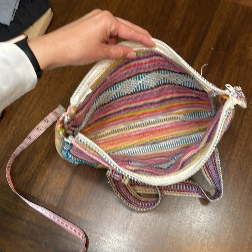 Pinzon artisan embroidered shoulder bag